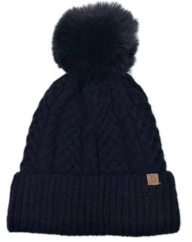 Knit Pom Beanie