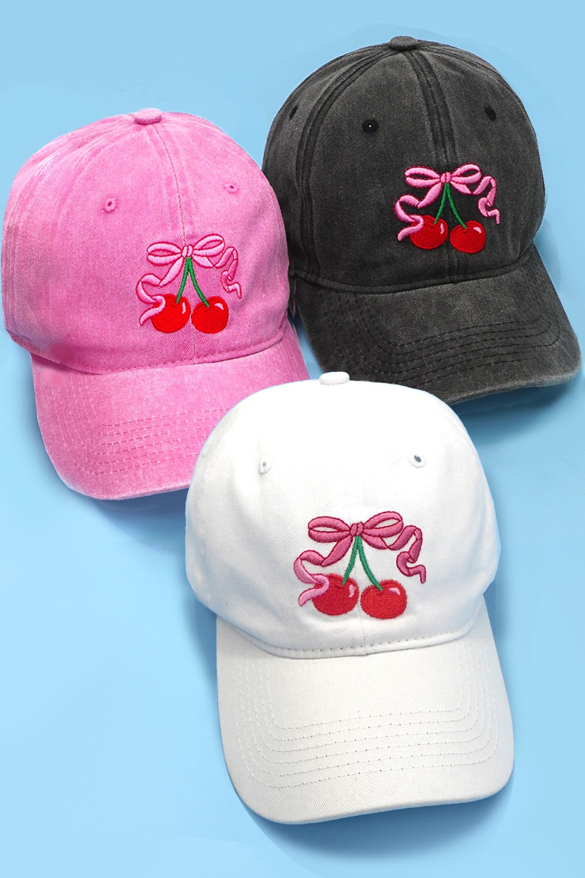 Bow Cherry Hat