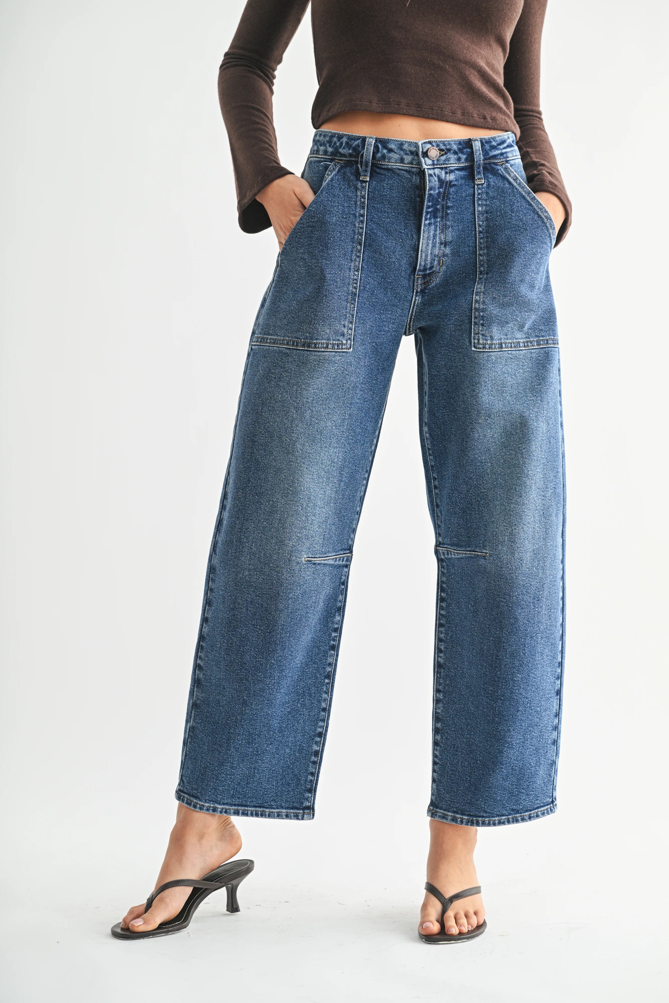 Utility Barrel Jeans
