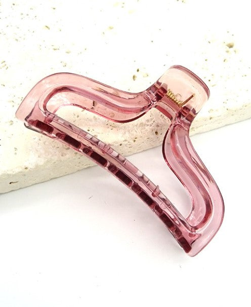 Transparent Hair Claw Clips