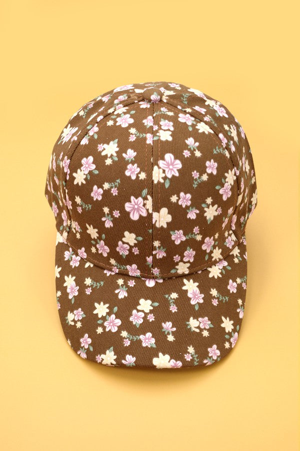 Floral Baseball Hat