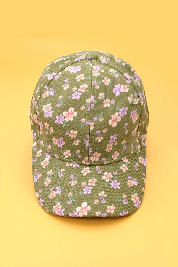 Floral Baseball Hat