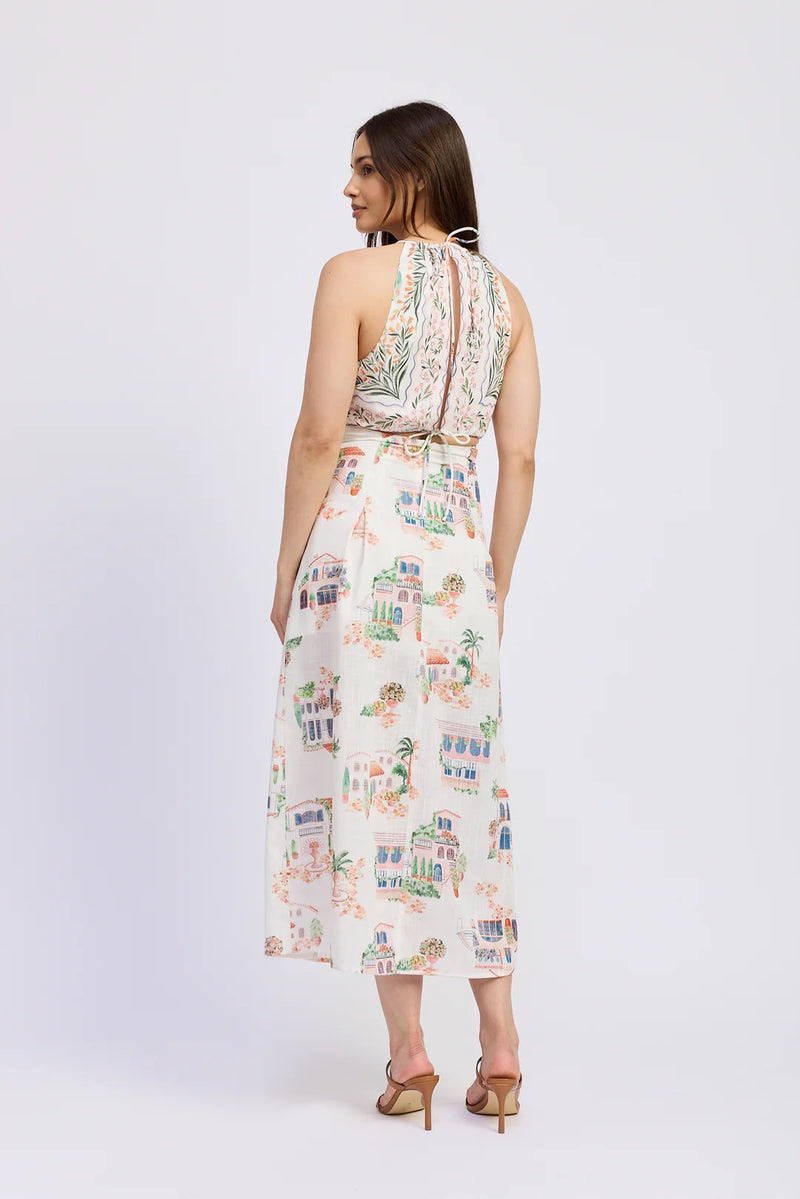 Alaia Linen Maxi Dress