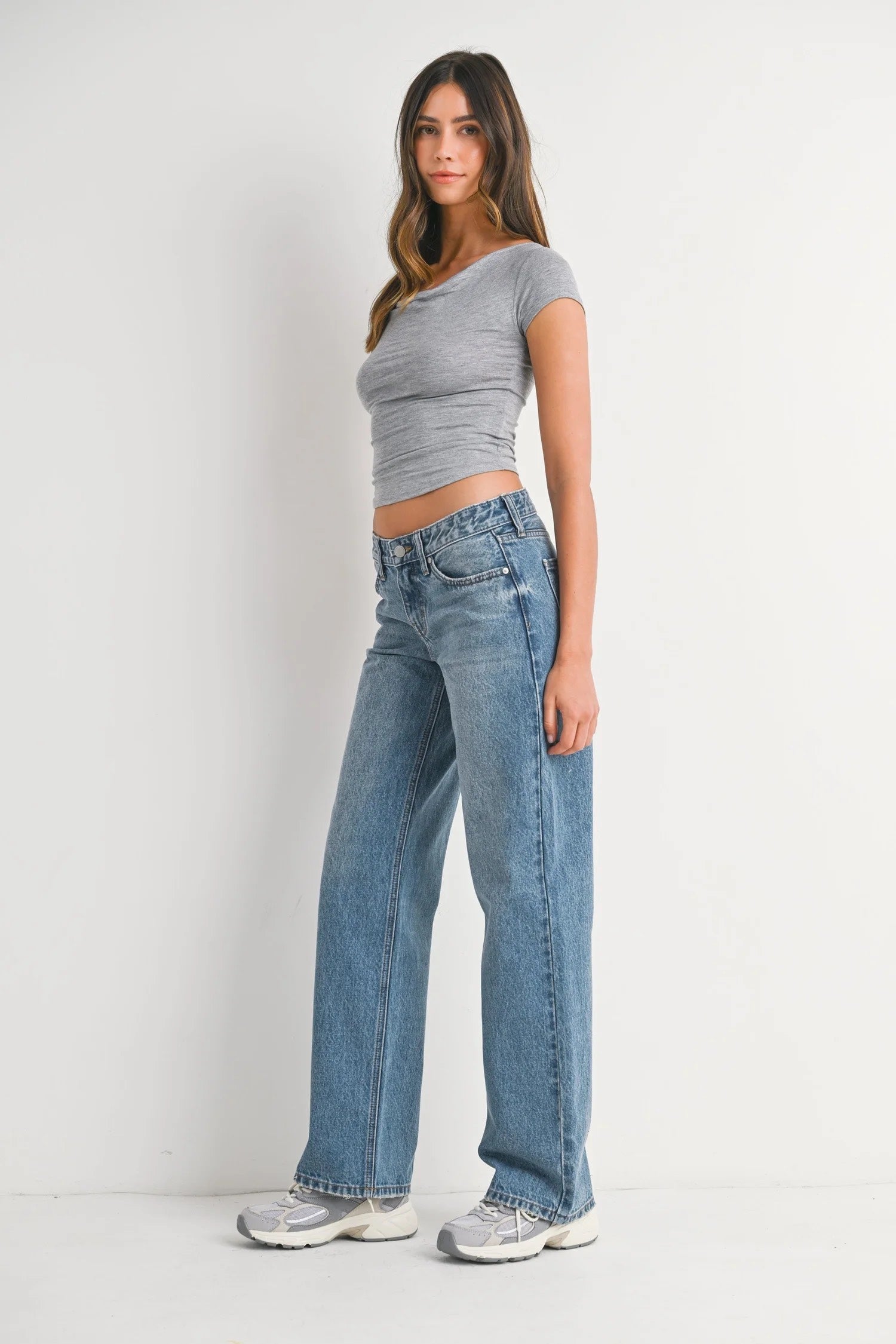 Tint Low Rise Relaxed Straight Leg