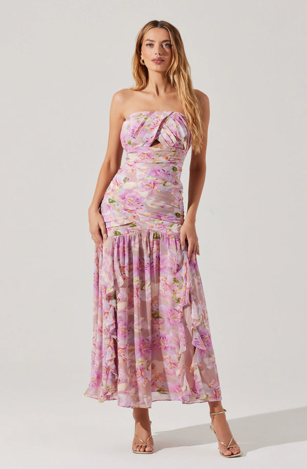 Estefany Strapless Maxi Dress