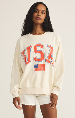 Flag Sunday Sweatshirt