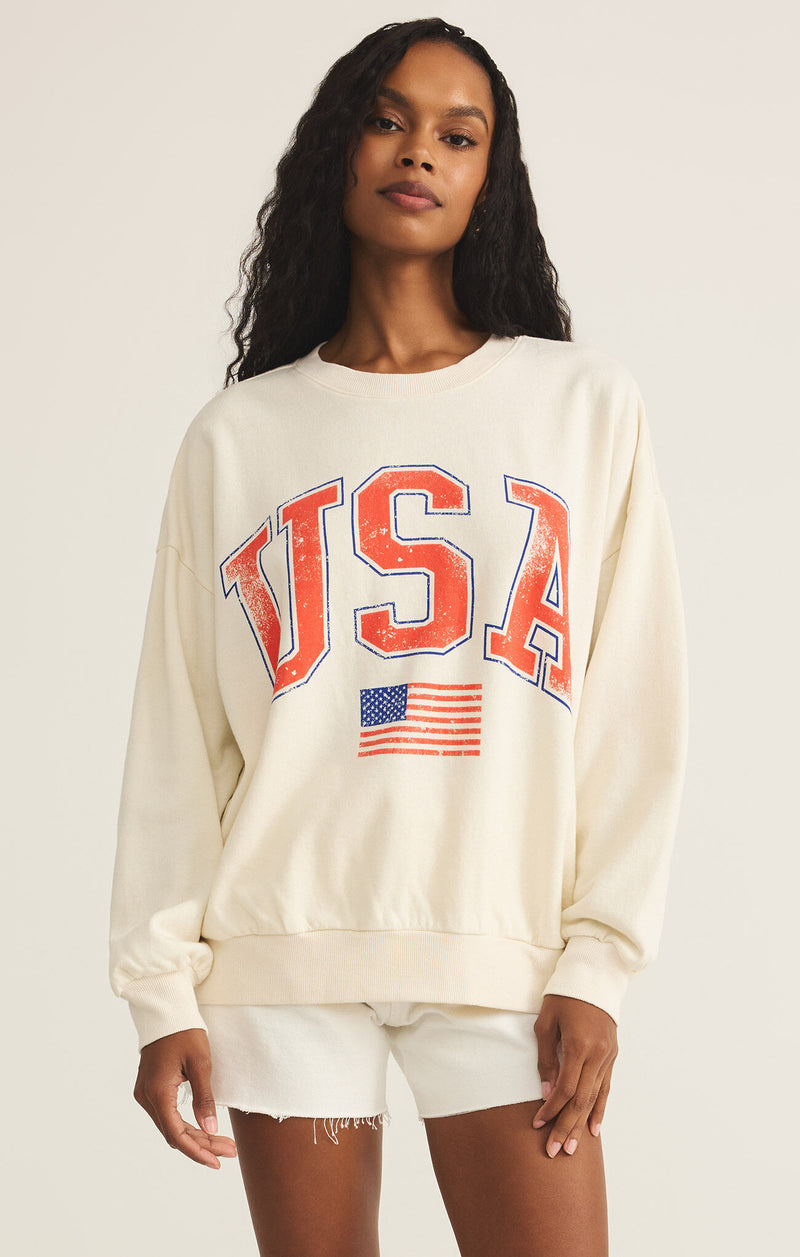 Flag Sunday Sweatshirt