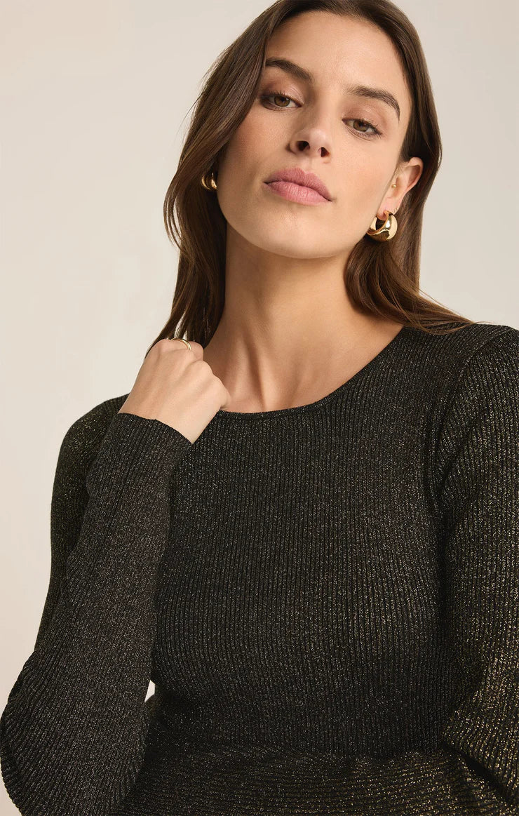 Goldie Metallic Sweater