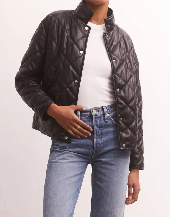 Heritage Faux Leather Jacket