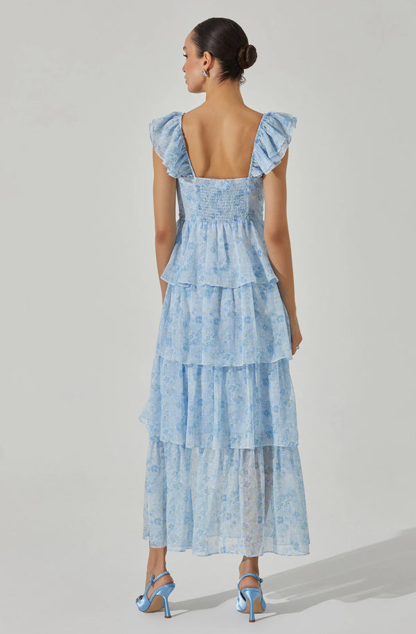 Midsummer Floral Tiered Dress