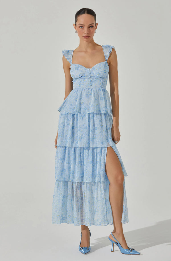 Midsummer Floral Tiered Dress