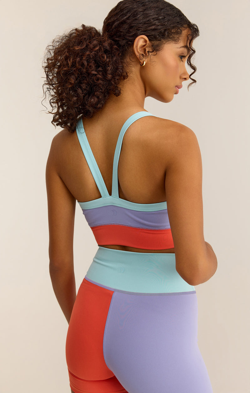 Spot On Color Block Bra