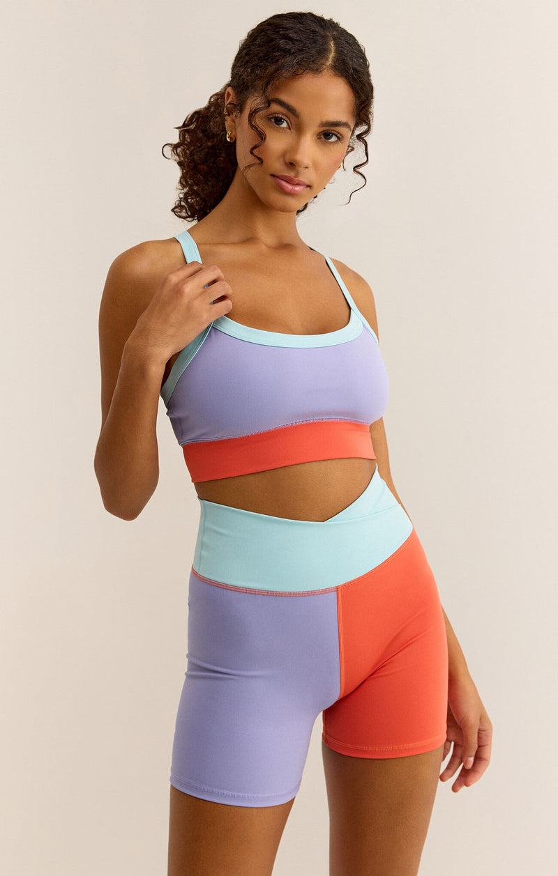 Spot On Color Block Bra