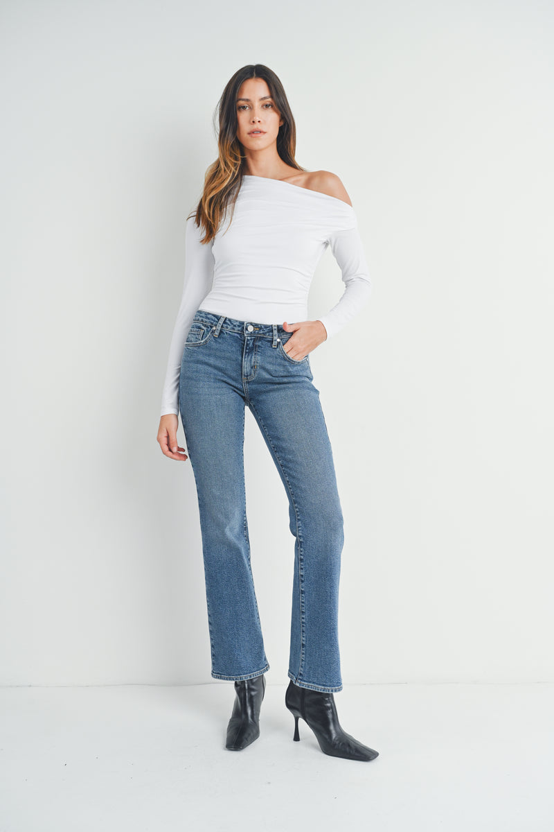 Vintage Slim Bootcut Jeans