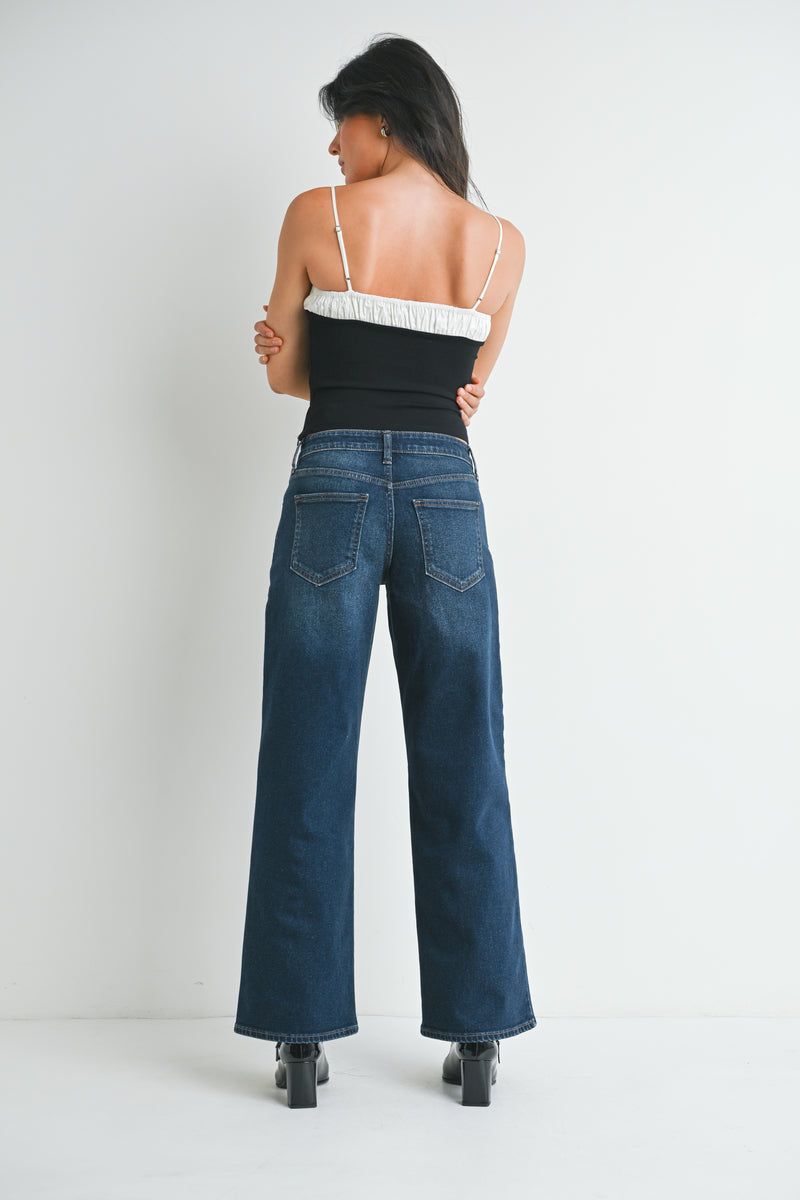 Wide Leg Petite Jeans