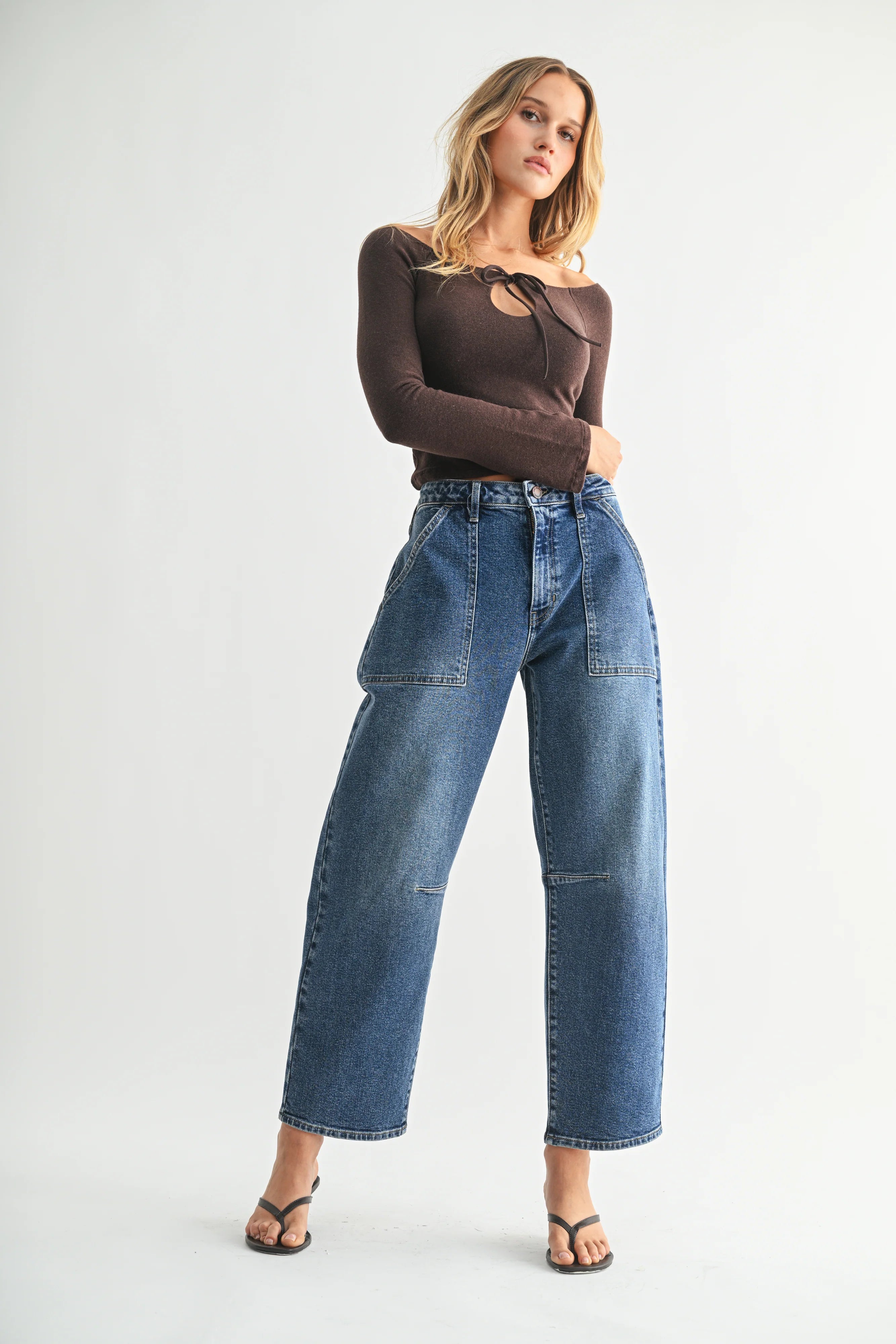 Utility Barrel Jeans