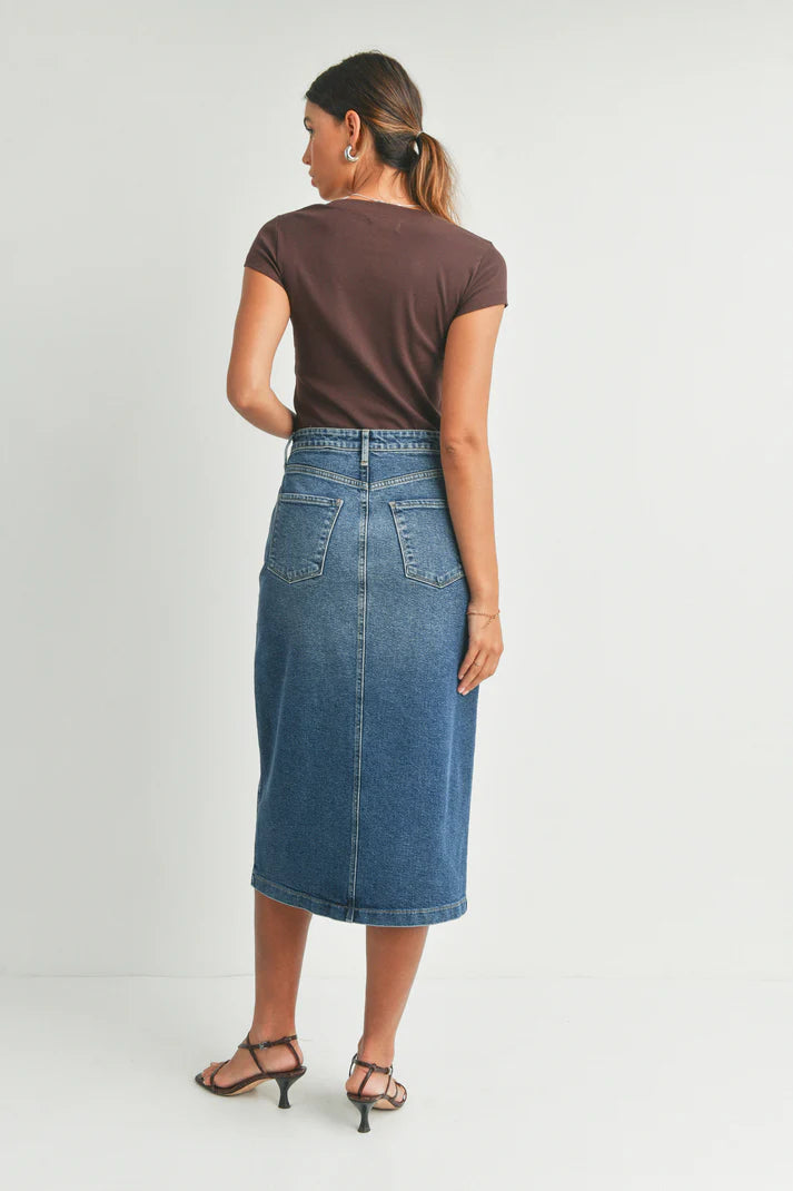 Utility Pocket Midi Skirt