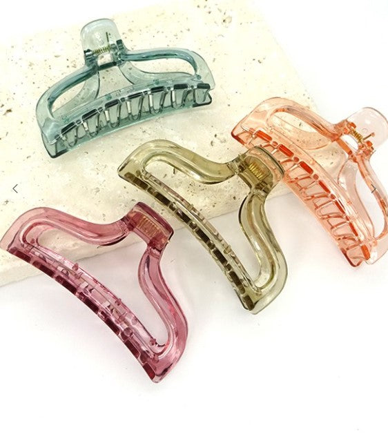 Transparent Hair Claw Clips
